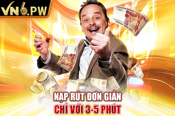 Nạp rút đơn giản chỉ với 3-5 phút